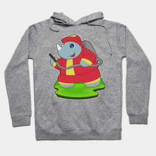 Rhino Firefighter Fire extinguisher Fire department Hoodie